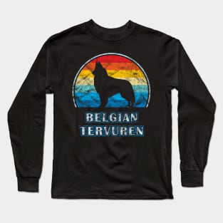 Belgian Tervuren Vintage Design Dog Long Sleeve T-Shirt